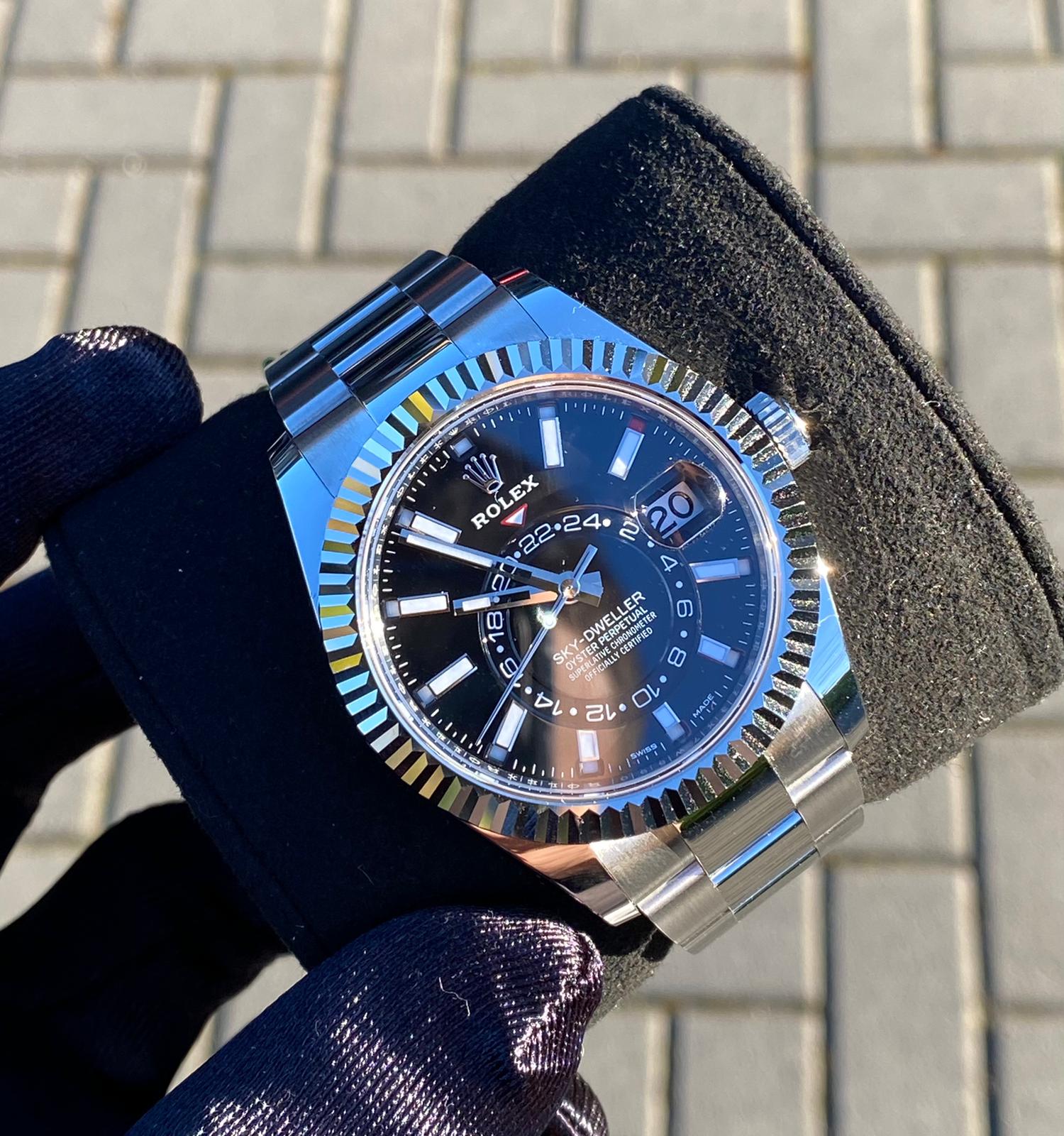 rolex sky dweller blue 2021