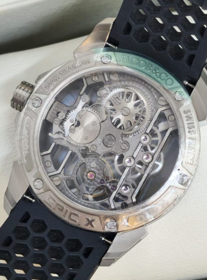 JACOB & CO Epic X Titanium (5N Colour Gears) EX110.20.AA.AA.ABRUA