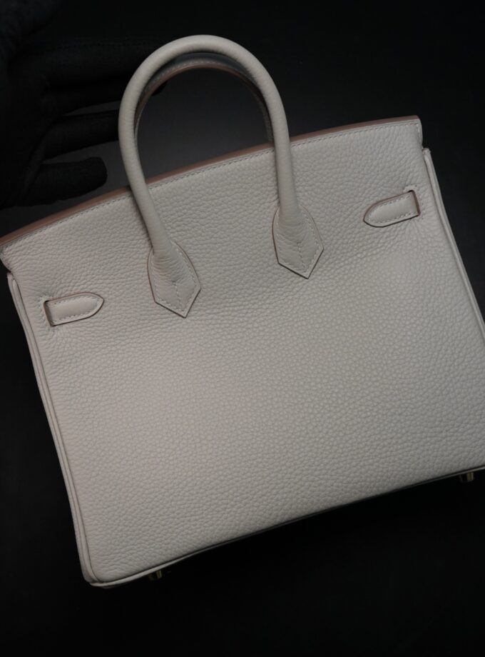 Hermès Birkin 25 Gris Perle Togo Gold Hardware