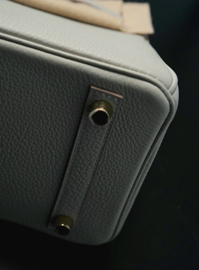 Hermès Birkin 25 Gris Perle Togo Gold Hardware