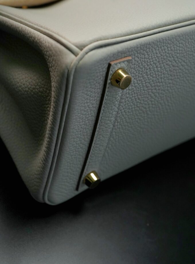 Hermès Birkin 25 Gris Perle Togo Gold Hardware