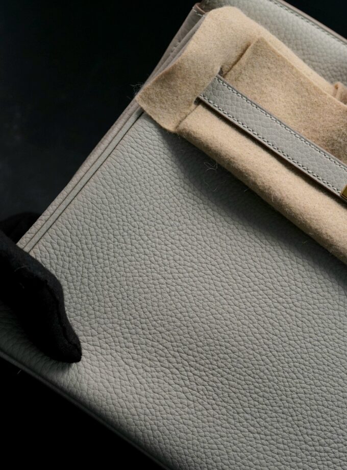 Hermès Birkin 25 Gris Perle Togo Gold Hardware