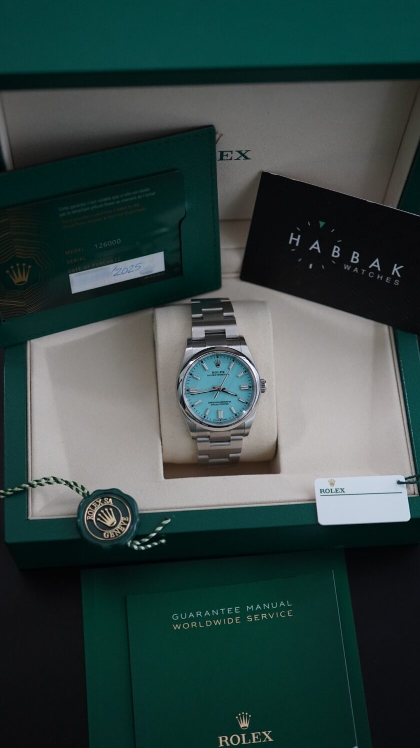 Rolex Oyster Perpetual 36 126000 Tiffany - Image 3