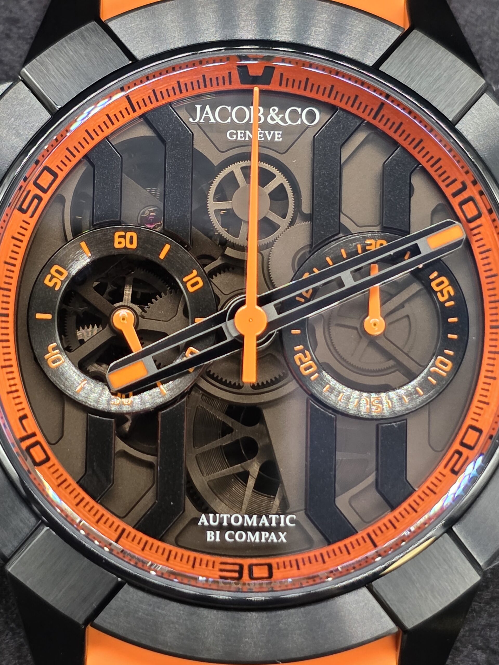 Jacob & Co. Epic X Chrono 44mm Titanium Orange EC430.21.AB.AA.ABRUA - Image 2