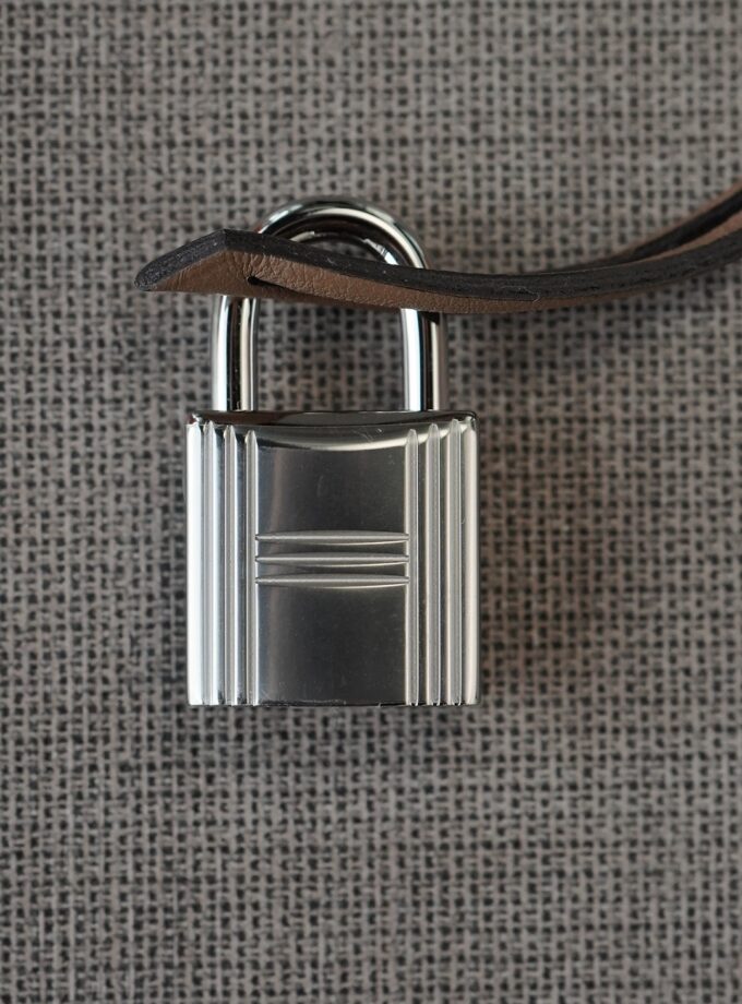 Hermes Kelly 25 Alezan / Beige Marfa Swift