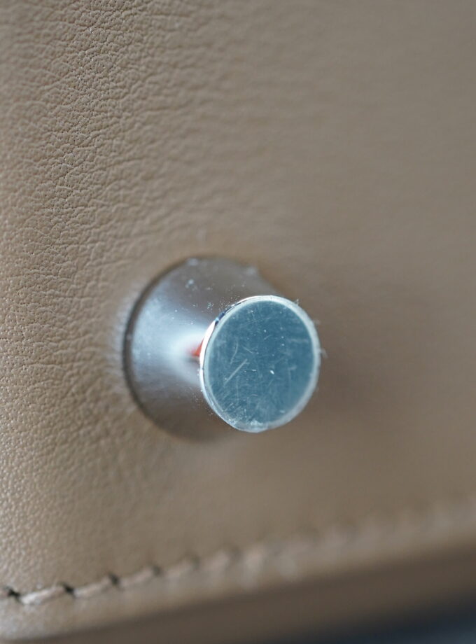 Hermes Kelly 25 Alezan / Beige Marfa Swift