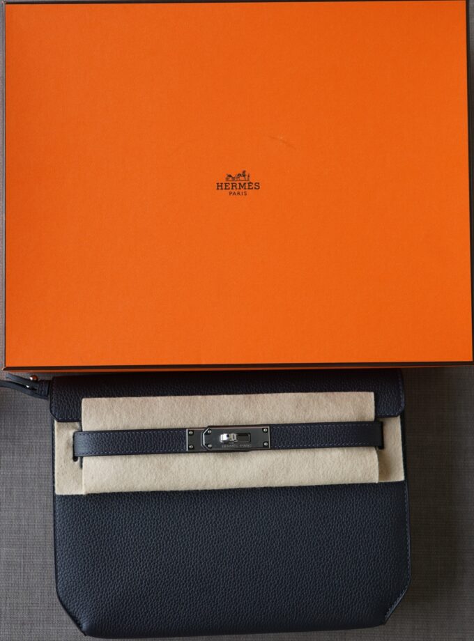 Hermes Kelly Depeche Caban PHW