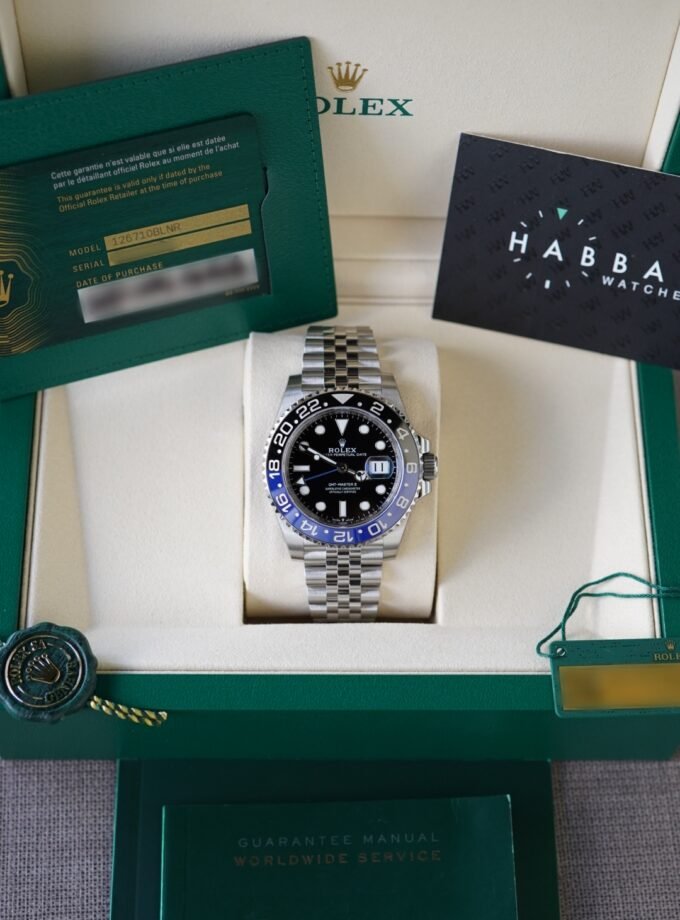 Rolex GMT-Master II BATGIRL 126710BLNR