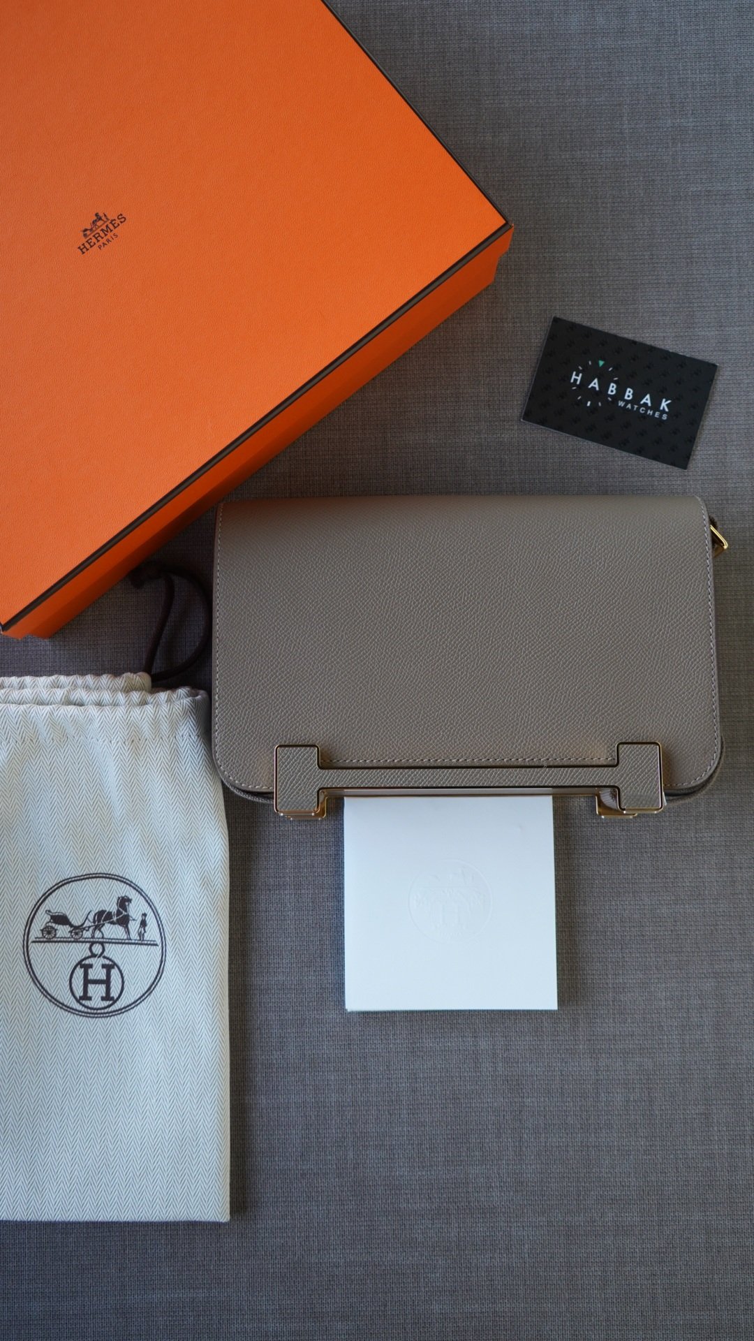 Hermès Geta slim bag
